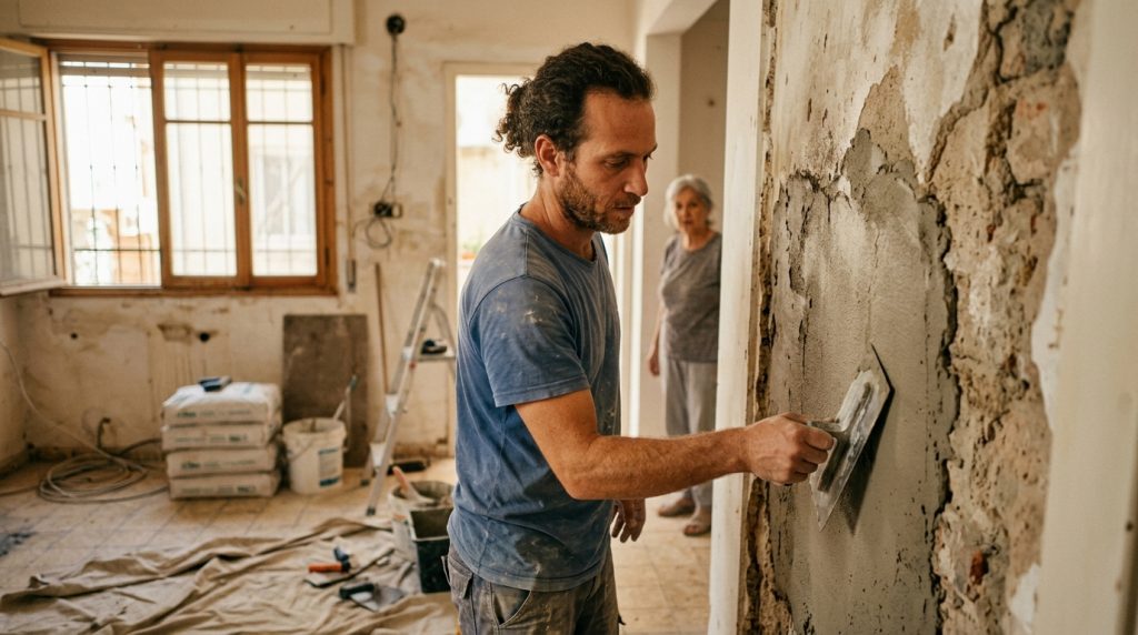 Rénovation d'une vieille maison avant et après